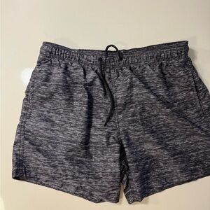 H&M Charcoal Mesh-Lined Shorts